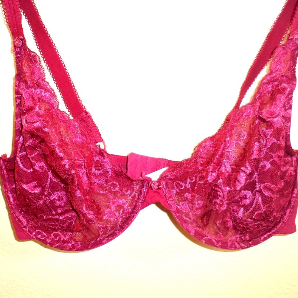 NWOT- Amour Raspberry Red Bra - Picture 2 of 7